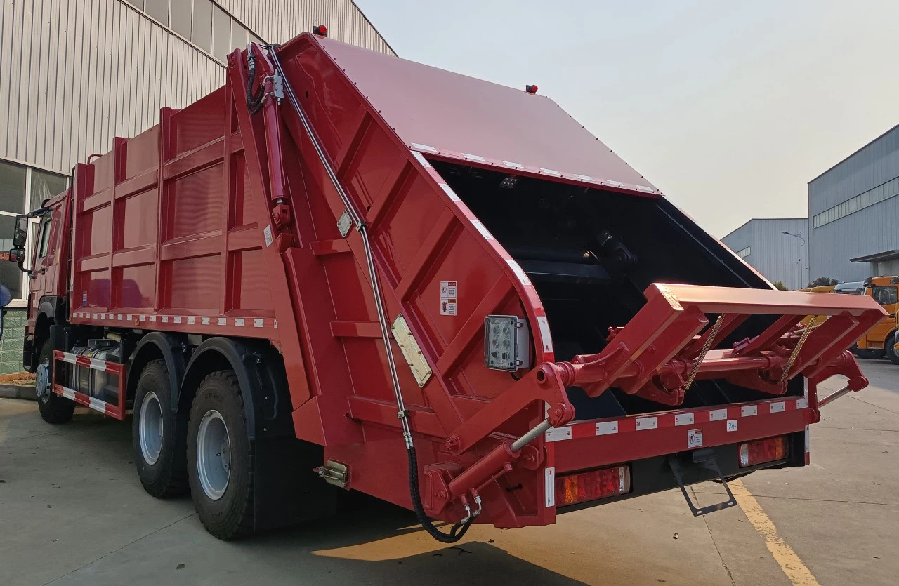 SINOTRUK Қоқыс компрессорлы жүк көлігі 3